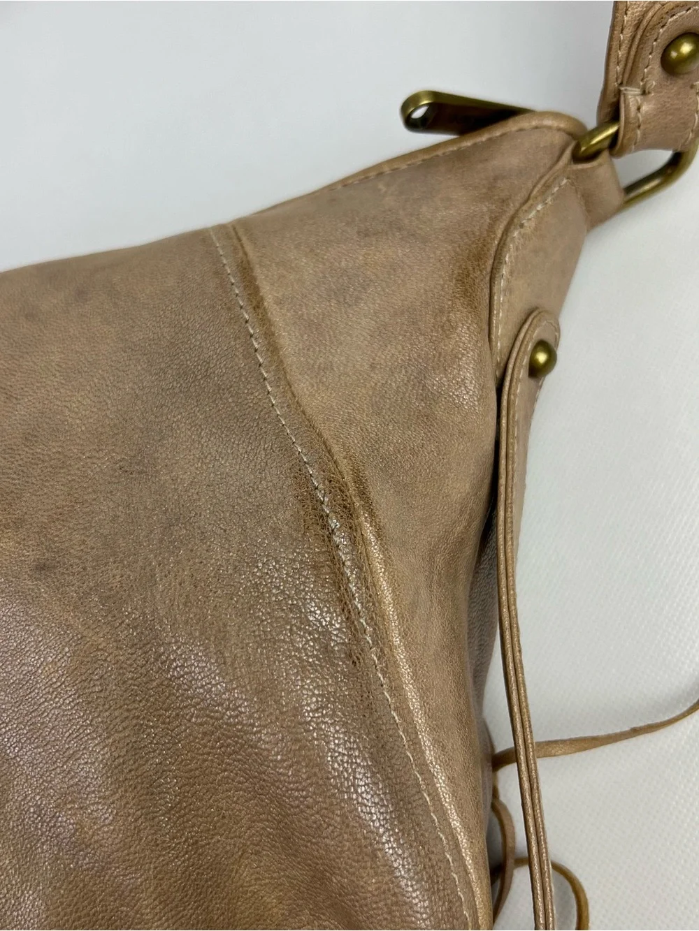 Botkier Tan Handbag Slouchy Bag Crossbody Purse